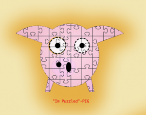 Im puzzeld pig